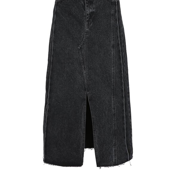 Mo&co. Black denim skirt - Picture 2 of 13